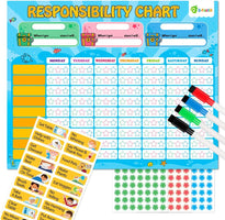 Kids Routine, Chore & Behavior Tracker for Daily Responsibilities