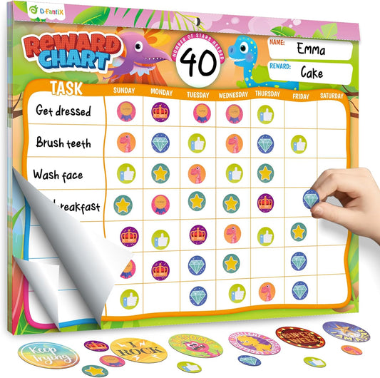 Kids Behavior & Responsibility Chart with 2,328 Reward Stickers