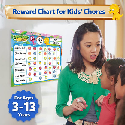 Kids Behavior & Responsibility Chart with 2,328 Reward Stickers