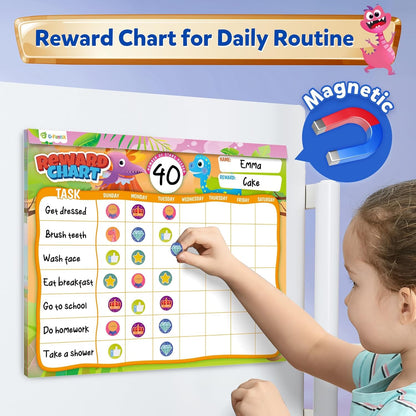 Kids Behavior & Responsibility Chart with 2,328 Reward Stickers