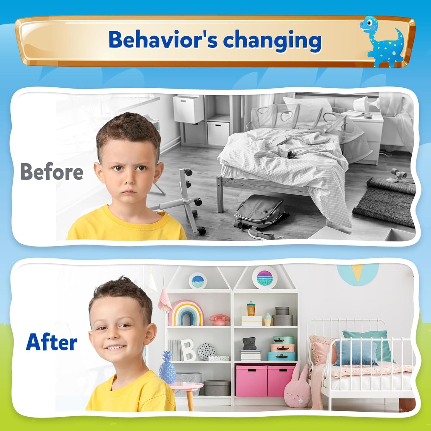 Kids Behavior & Responsibility Chart with 2,328 Reward Stickers